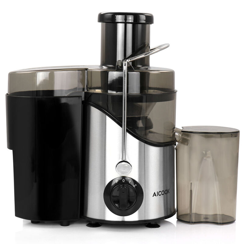 AICOOK Centrifugal Self Cleaning Juicer and Juice Extractor in Silver