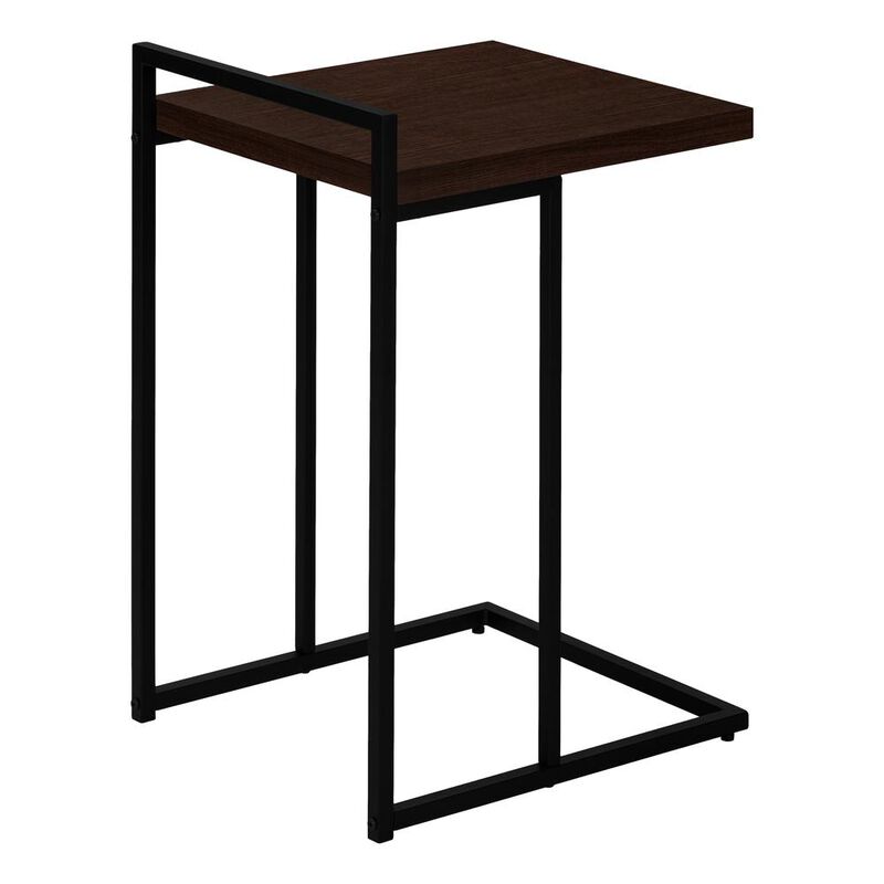 Accent Table, C-shaped, End, Side, Snack, Living Room, Bedroom