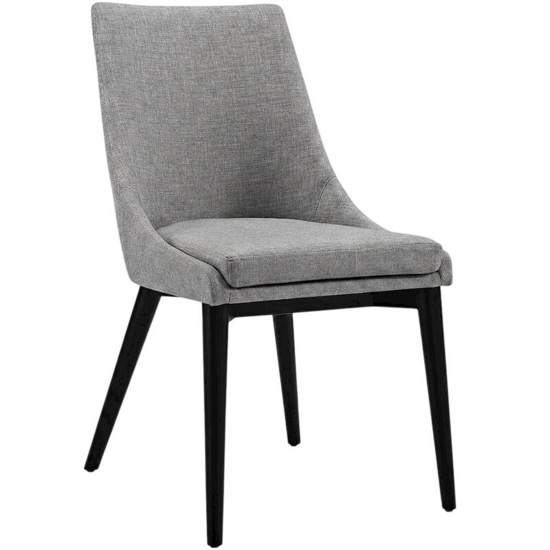 Fabric-Upholstered Dining Chair with Cushioned Seat image number 1