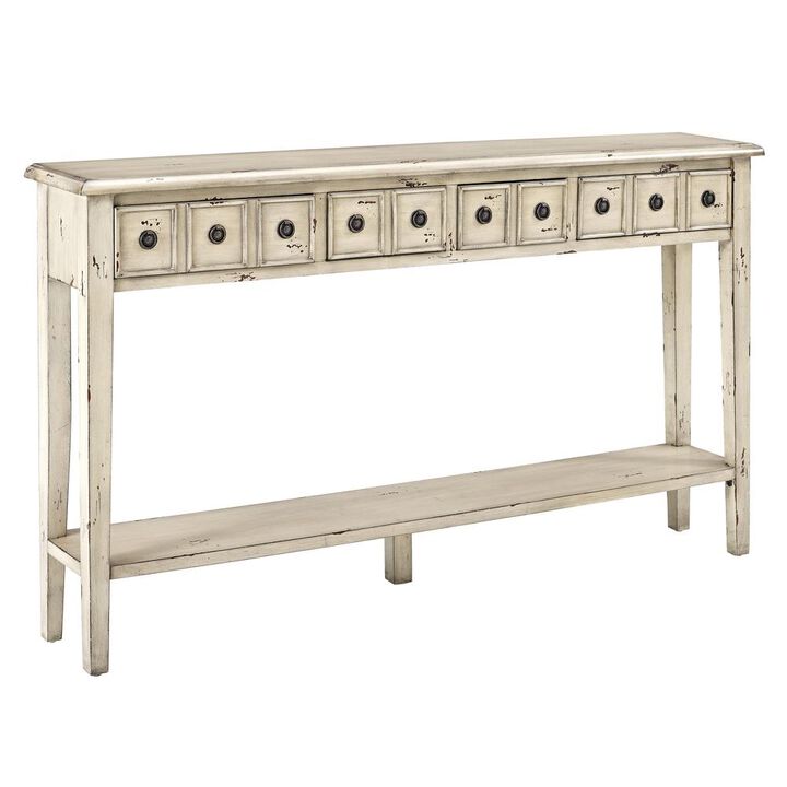 Powell Sadie Cream Long Console