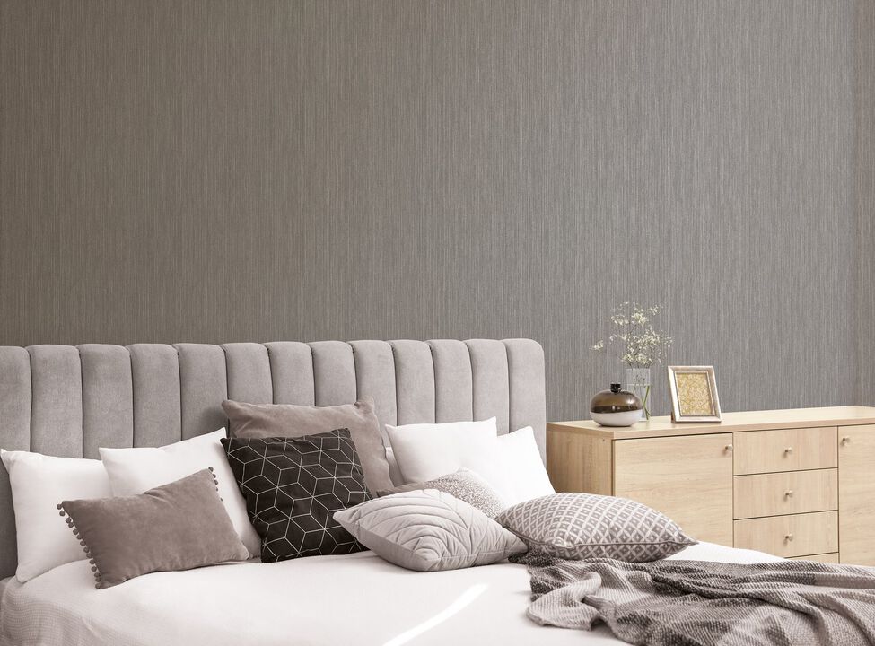 Special FX 2 Vertical Textile Silver Grey Wallpaper G67681