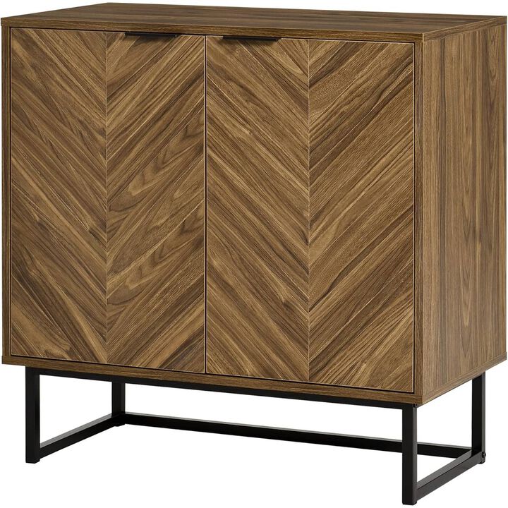 Minimalist Modern Sideboard – Entryway Buffet Storage Cabinet with Clean Lines