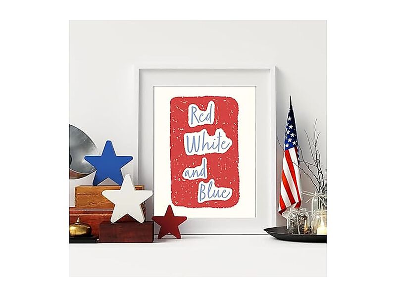 12 Pack 4th July Wall Art Patriotic Arts Decor Cute America Poster Independence image number 3