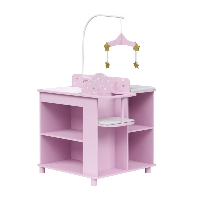 Olivia's Little World Twinkle Stars Princess 4-in-1 Baby Dolls Furniture image number 3