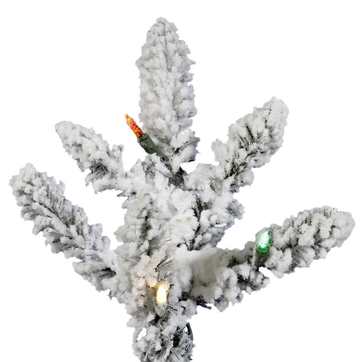 Flocked Utica 650Multi Artificial Christmas Tree