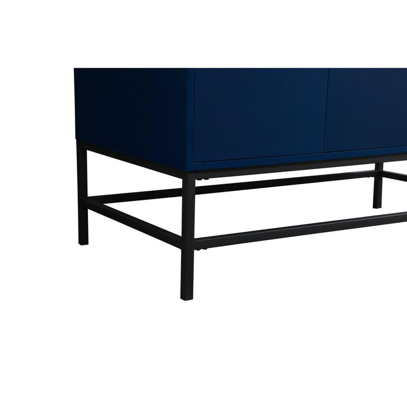 Elegant Kitchen and Bath 42 inch Single bathroom vanity in blue