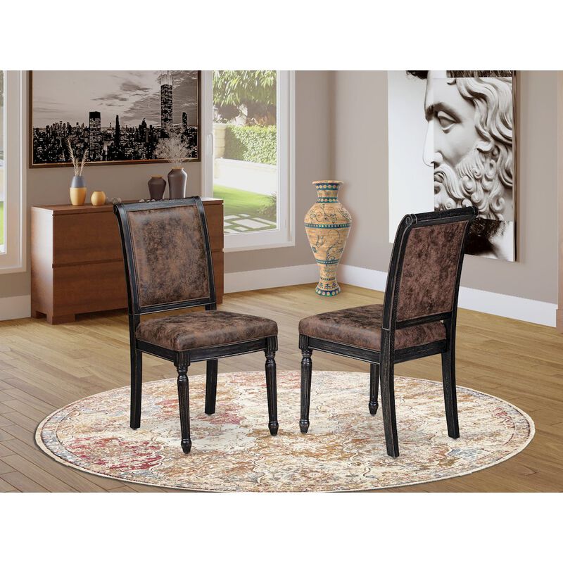 Mid Century Dining Room Chairs Set of 2