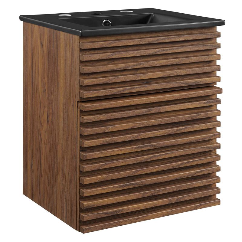 Render 18" Wall-Mount Bathroom Vanity image number 0