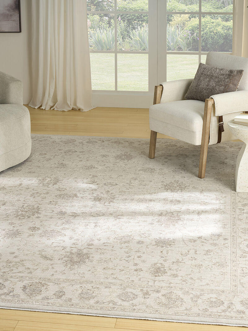 Shadows SHW07 Ivory 6' x 9' Rug