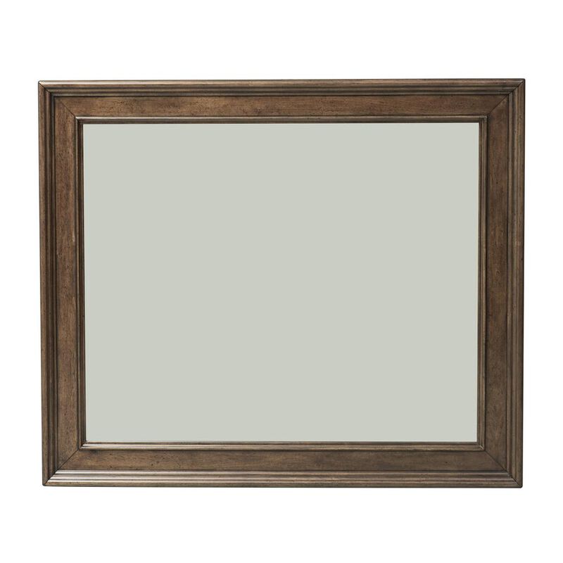 Liberty Furniture Rustic Traditions Dresser & Mirror in Rustic Cherry image number 9