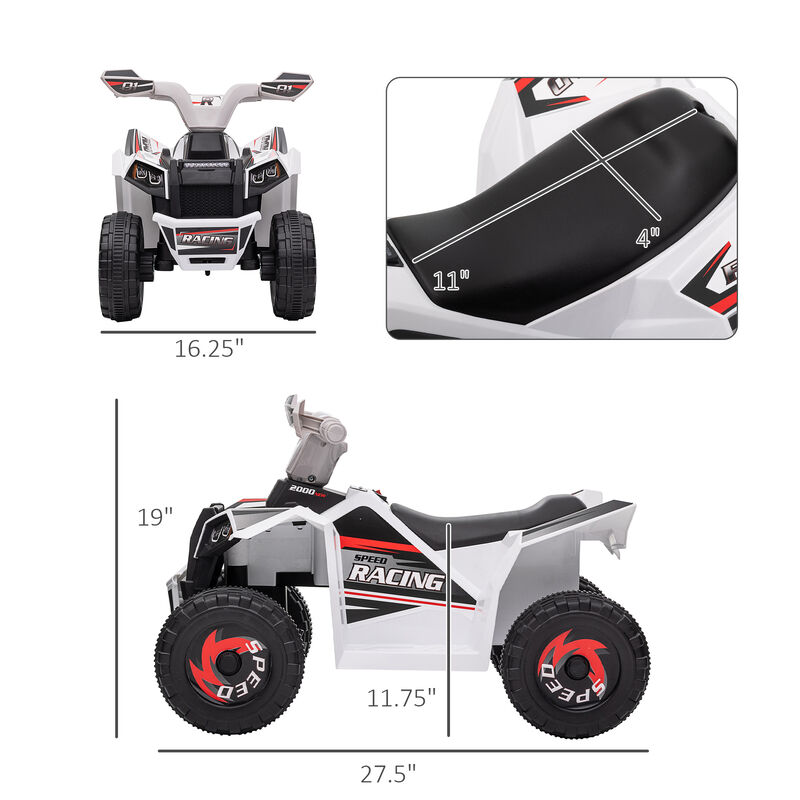 BreeBe 6V Electric Toy Car with Forward Backward, Wear-Resistant Wheels image number 2