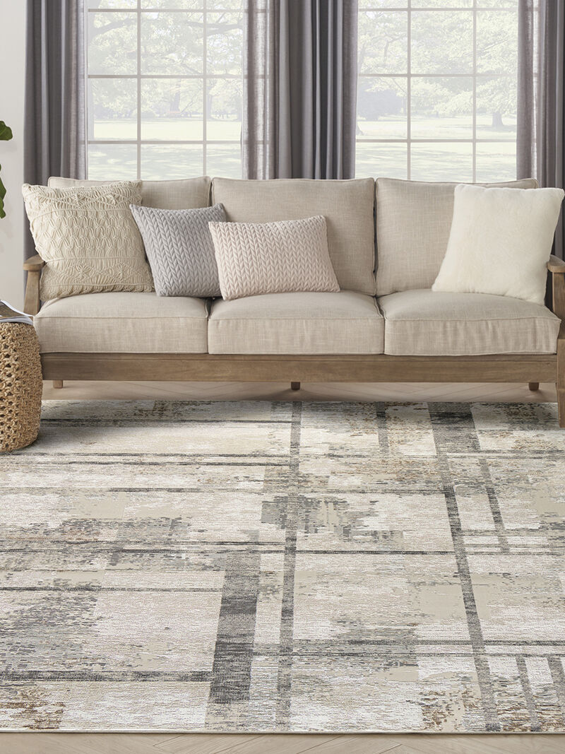 Sustainable Trends SUT02 Ivory/Multicolor 9' x 12' Rug