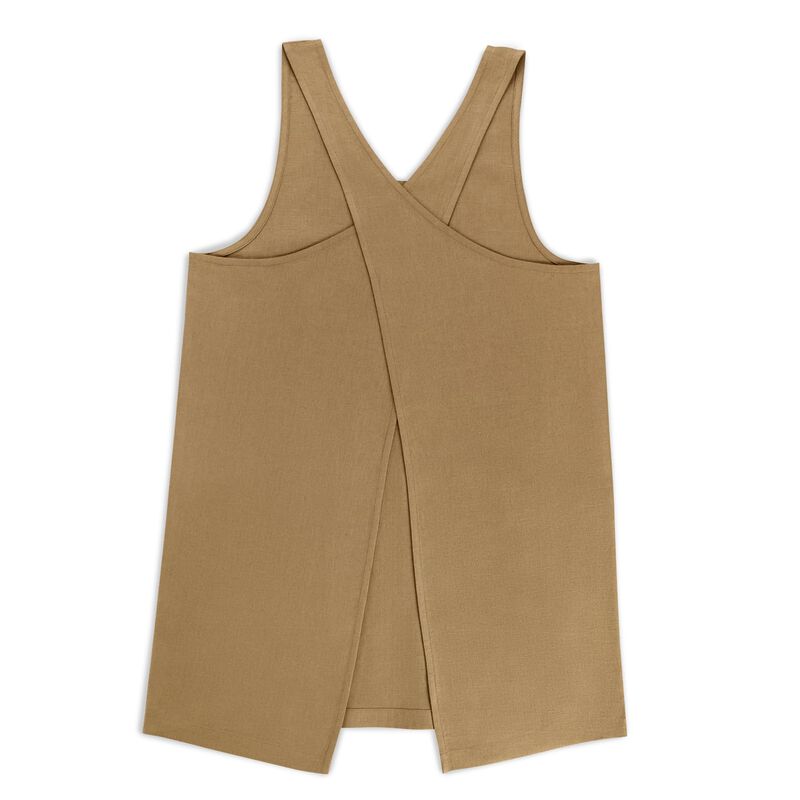 Solino Home 100% Pure Linen Apron - Linen Smock Apron