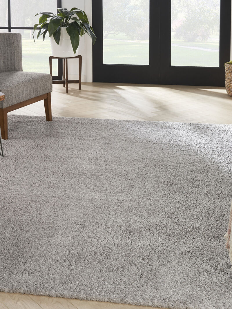 Dreamy Shag DRS05 Silver 7'10" x 9'10" Rug