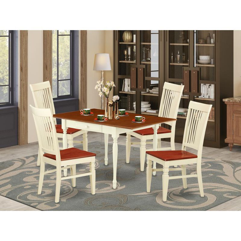 Dining Room Set Buttermilk & Cherry