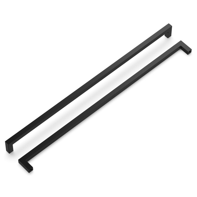 Hickory Hardware 1 Pack Solid Core Kitchen Cabinet Pulls, Luxury Cabinet Handles, Hardware for Doors & Dresser Drawers, 18 Inch