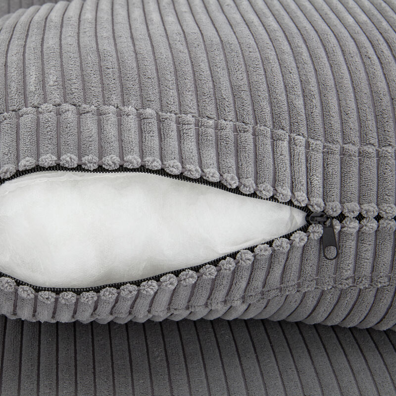 Merax Modern 3 Seater Sofa with 5 Pillows