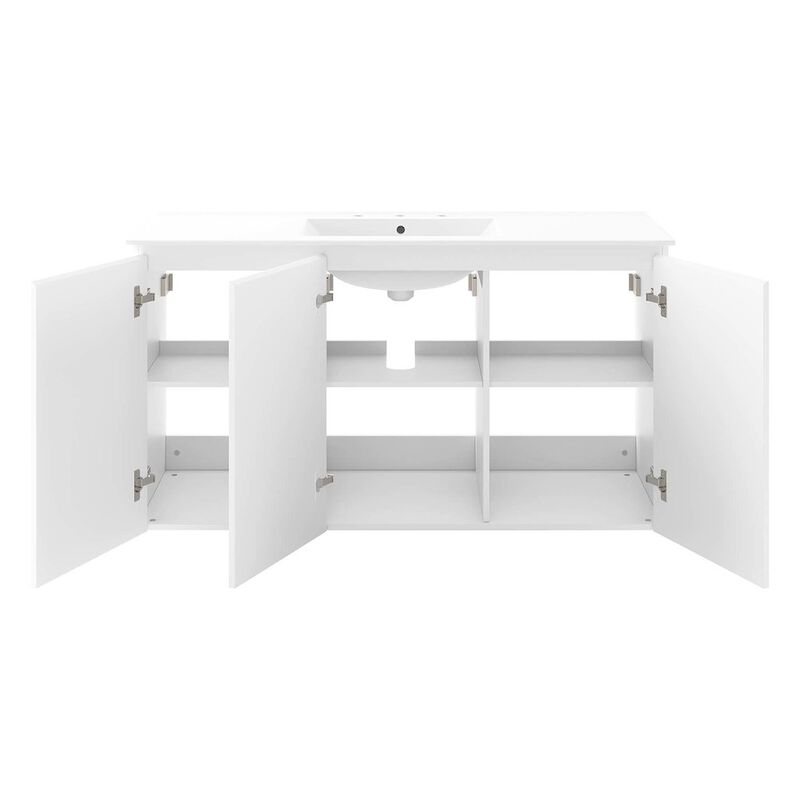Bryn 48" Wall-Mount Bathroom Vanity image number 3