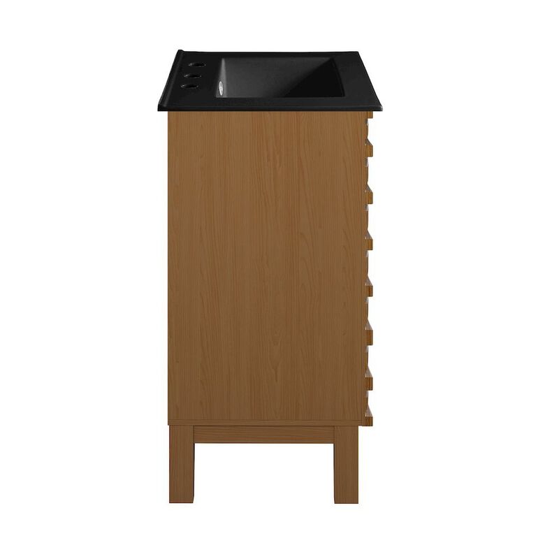 Cascade 24 in. Bathroom Vanity with 3-Hole Ceramic Sink Top image number 3