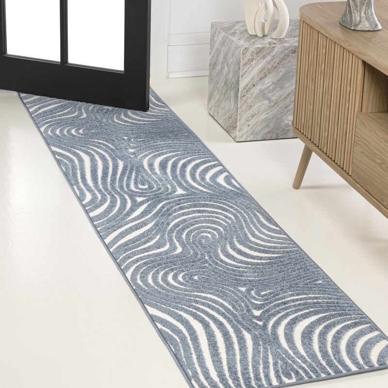 Maribo Abstract Groovy Striped Area Rug