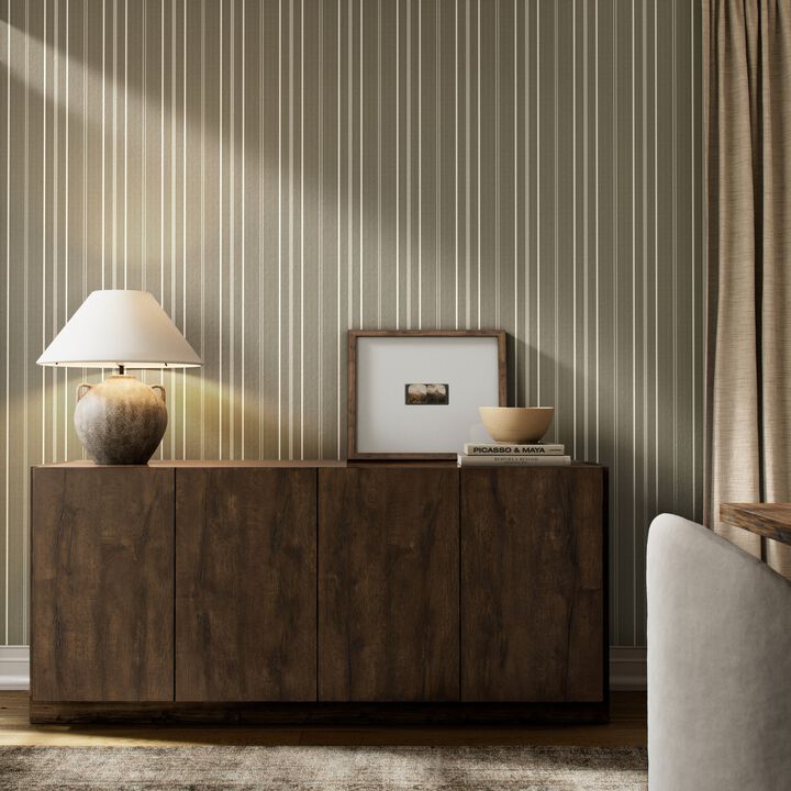 Stripe Wallpaper by Getty Images - Stripe Olive I