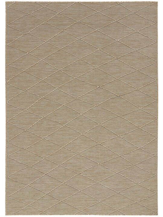 Washable Solutions WSL01 Natural 4' x 6' Rug