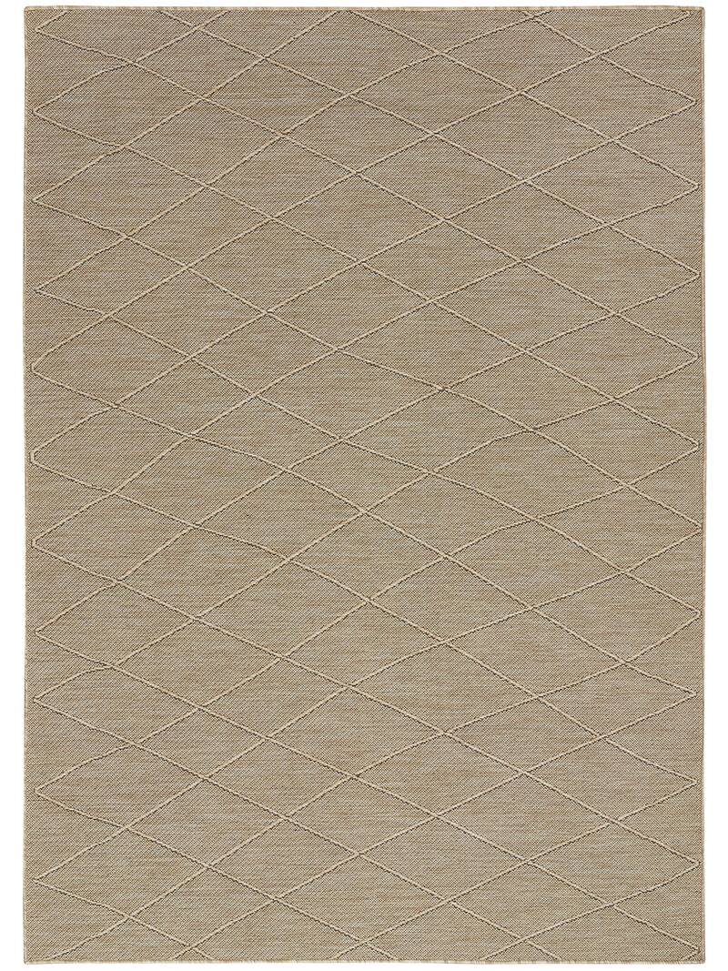 Washable Solutions WSL01 Natural 4' x 6' Rug