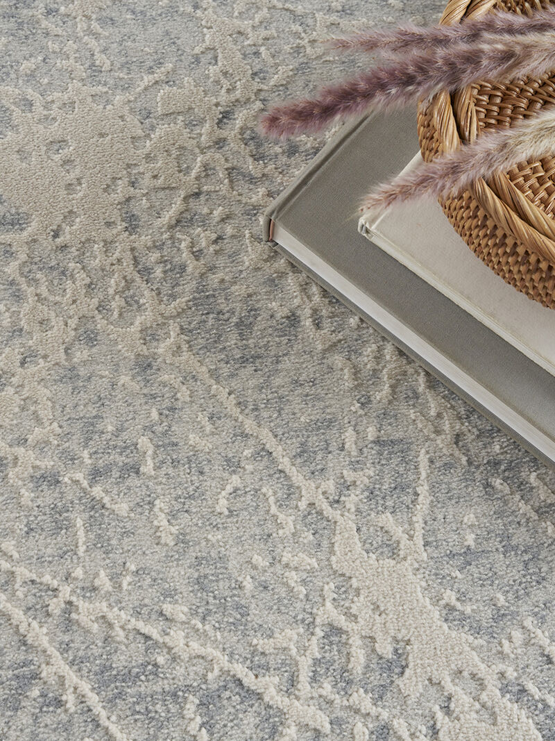 Exhale EXL02 Ivory/Gray 3'11" x 5'11" Rug