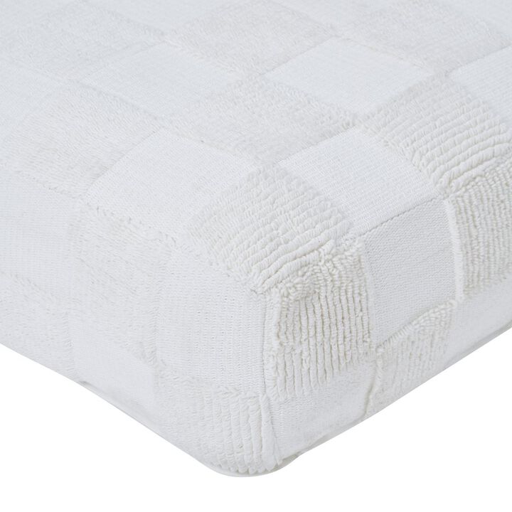 Renwil Persona Floor Pouf In White Color