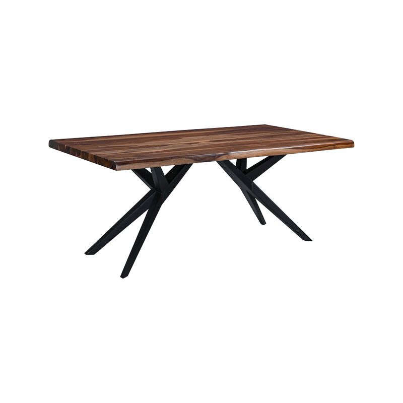 World Interiors Rosewood 72 Dining Table in Natural Sheesham image number 0