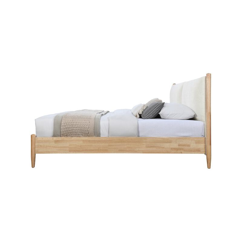 Meridian Furniture Arbor Cream Fabric King Bed