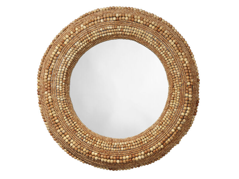 Strand Beaded Mirror