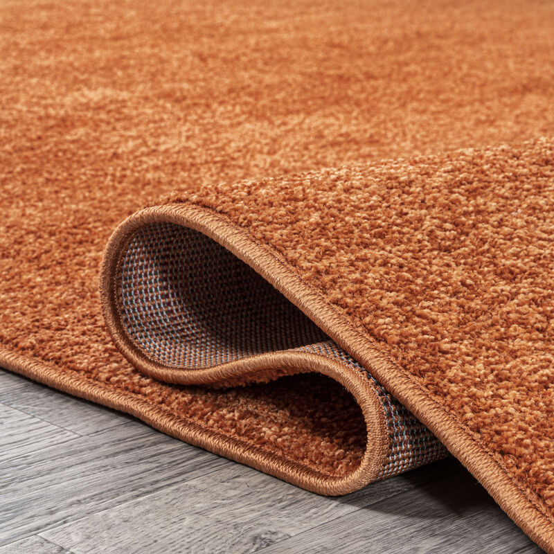 Haze Solid Low Pile Square Area Rug