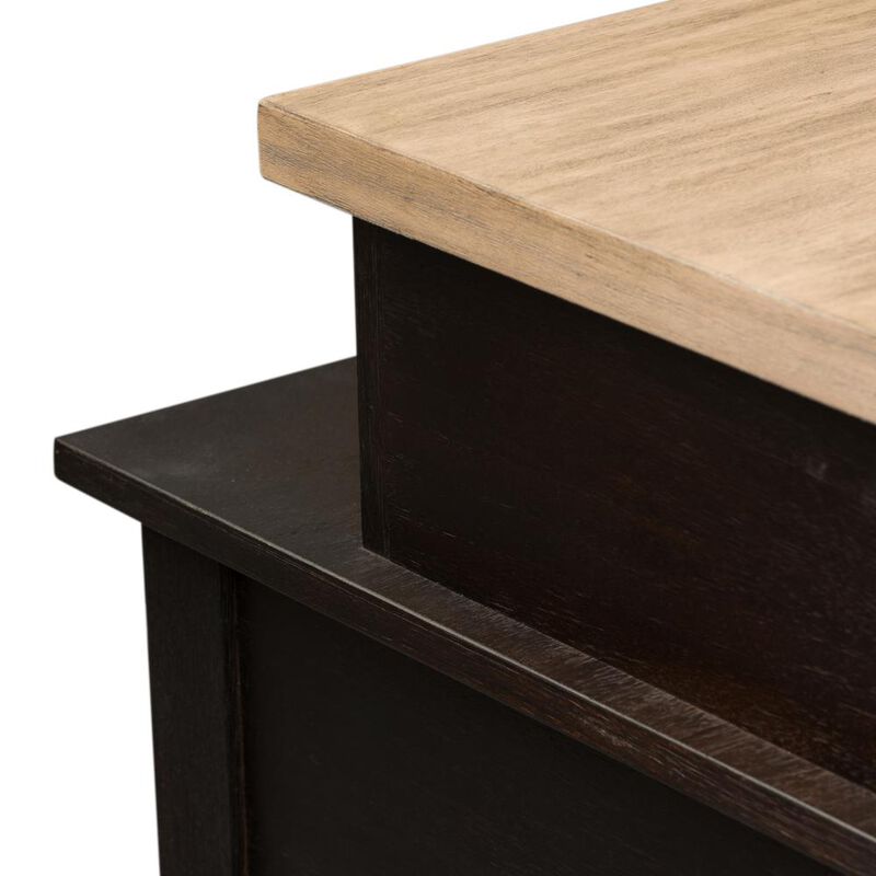Liberty Furniture Heatherbrook Console Bar Table in Charcoal image number 5