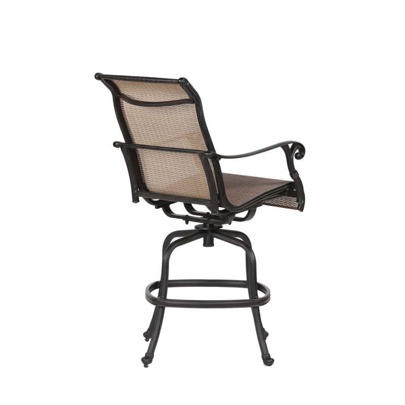 World Source|Wsods-web|Sling Bar Stool, All-weather|Patio Furniture