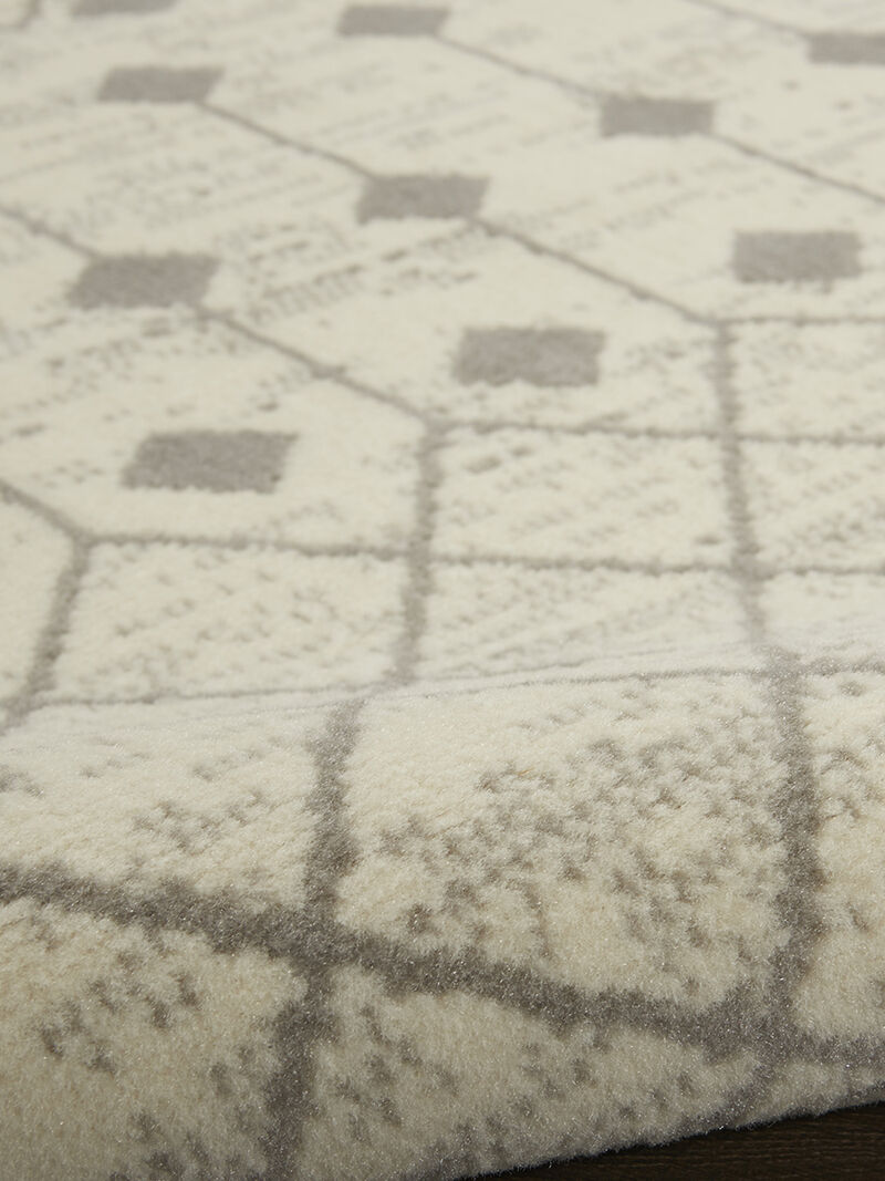 Grafix GRF37 Ivory/Gray 5'3" x 7'3" Rug