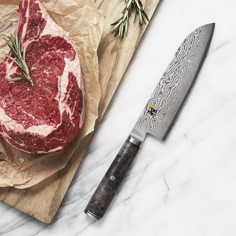 Miyabi Black 5000MCD67 7-inch Santoku Knife