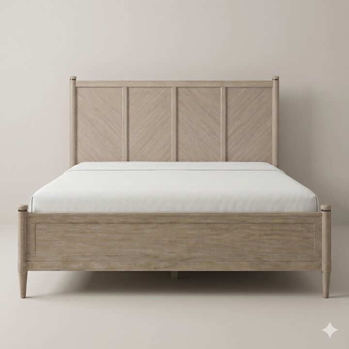 Bernards Wilmington King Lo-Post Bed