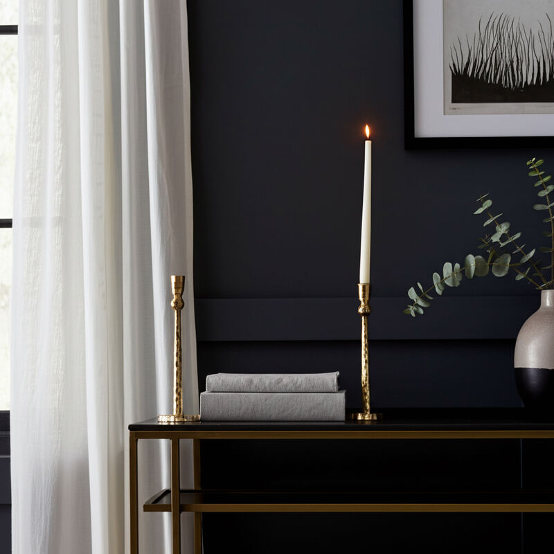 12" Hammered Taper Candleholder