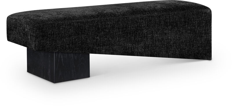 Meridian Furniture Alora Black Fabric Bench