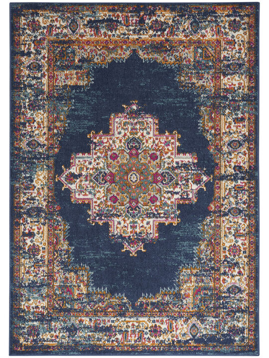 Passion PSN03 Navy 8' x 10' Rug