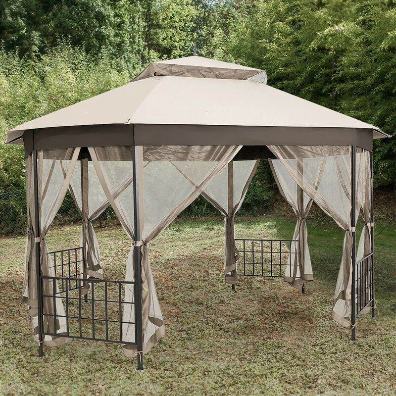 10'x 12' Octagonal Patio Gazebo image number 4