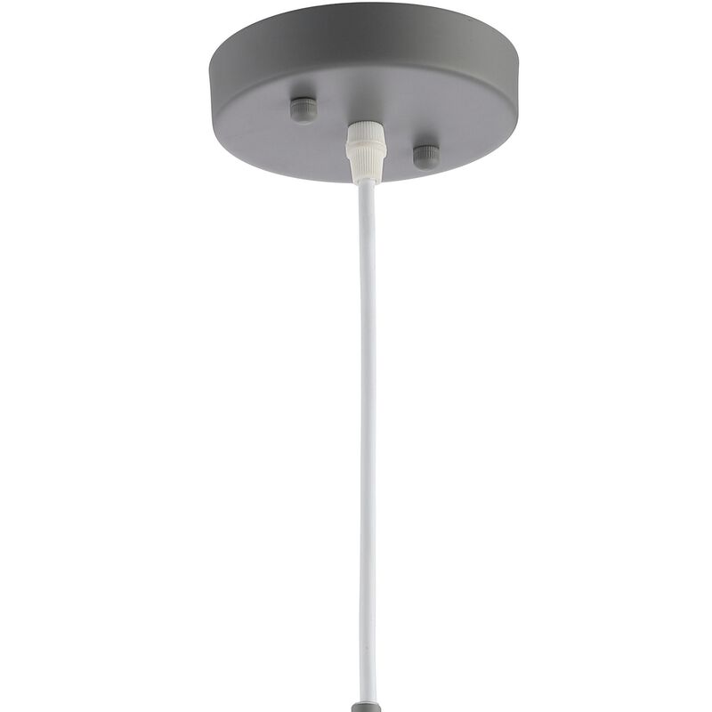 Simon Adjustable Metal/Glass LED Pendant