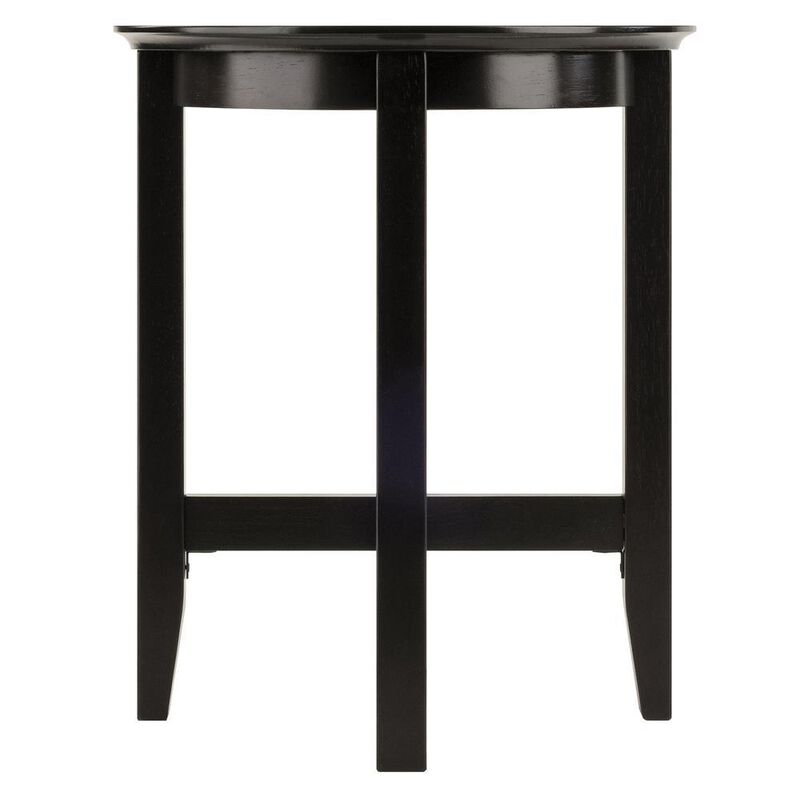 Toby End Table in Espresso Finish
