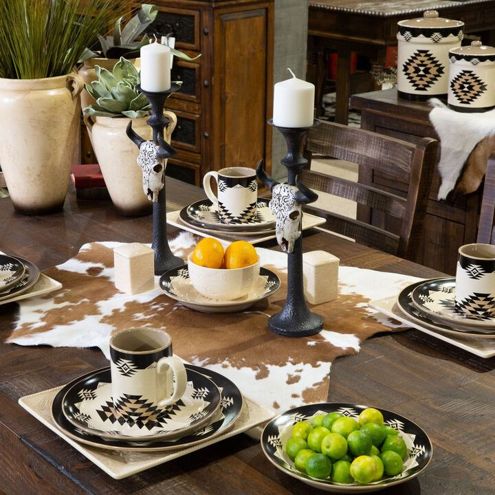 Chalet Aztec 16-Piece Dinnerware Set