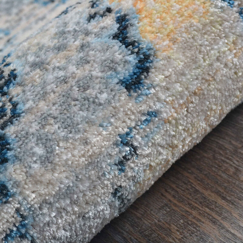 RUGSOTIC CARPETS MACHINE MADE POLYESTER AREA RUGS  - Rectangle Shape, Classic Oriental Traditional  Design, Low Pile Machine Made Area Rugs (M00109) image number 7