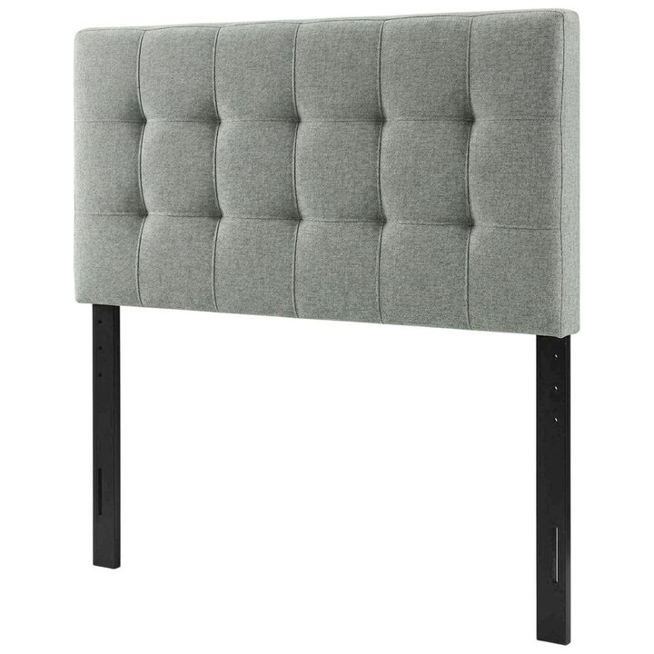 Upholstered Fabric Twin Headboard with Soft Padding and Elegant Style