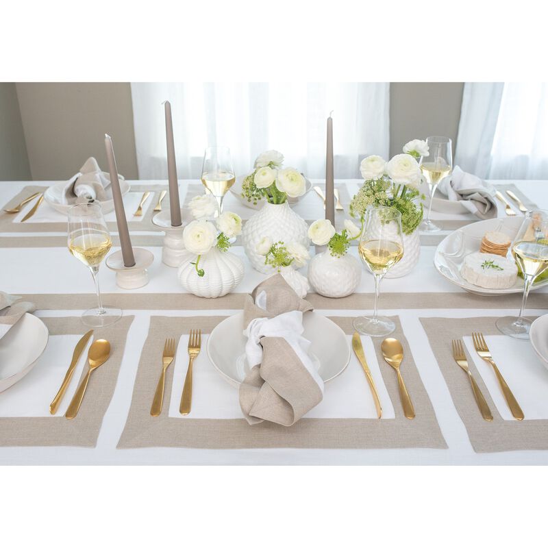 Solino Home 100% Pure Linen Table Runner - Contempo