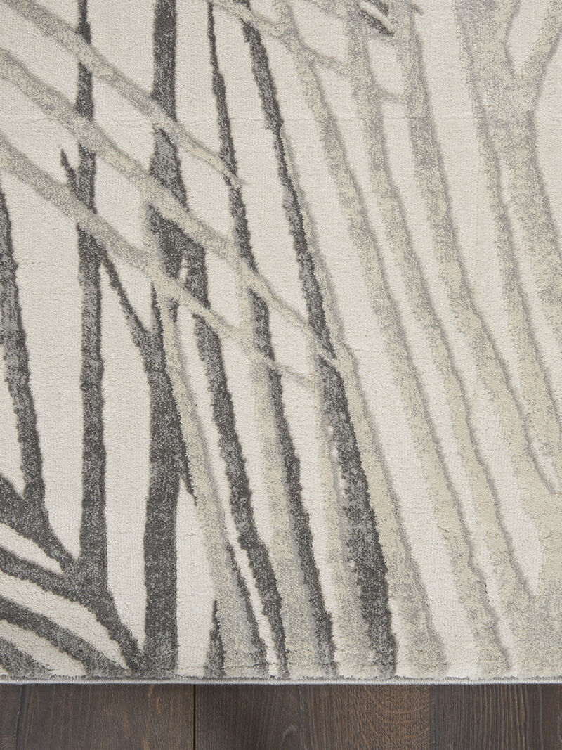 Rustic Textures RUS17 Ivory/Gray 6' x 9' Rug