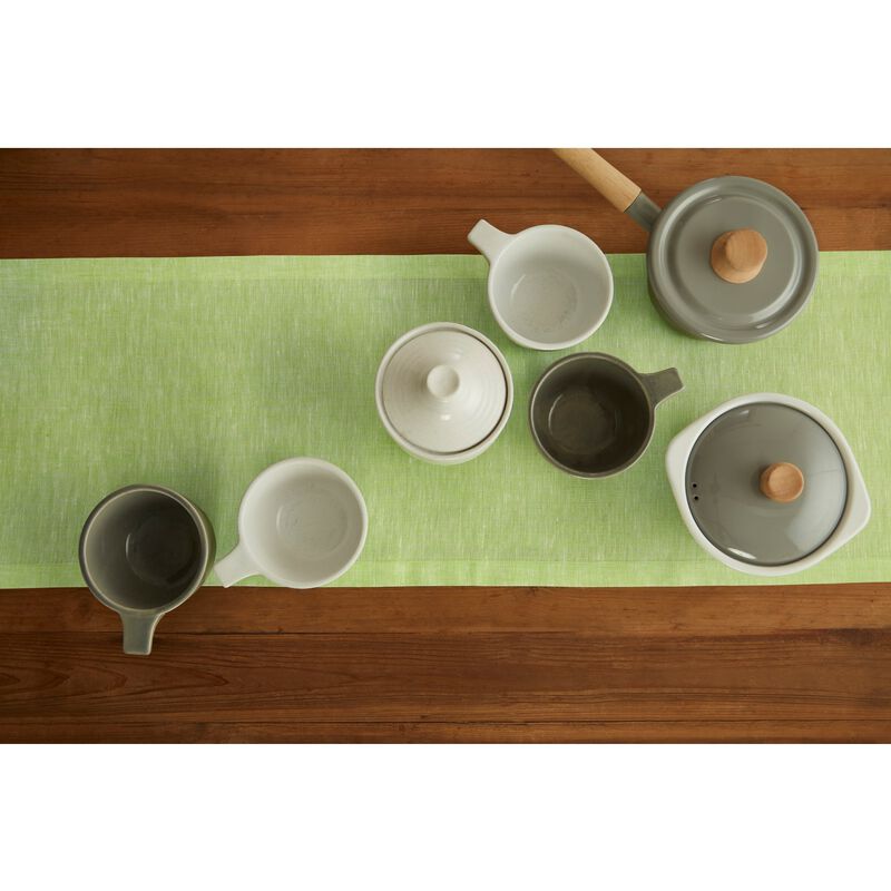 Solino Home Athena 100% Linen Table Runner &ndash; Handcrafted, Machine Washable, Perfect for Holiday and Everyday Dining